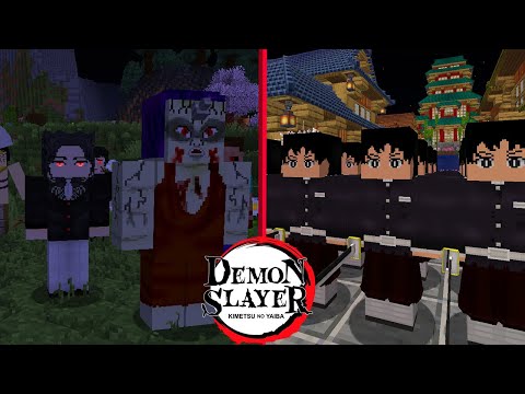Quaquoum -  the army of Slayers VS the Demons!  - Demon Slayer Minecraft #11 End 👺