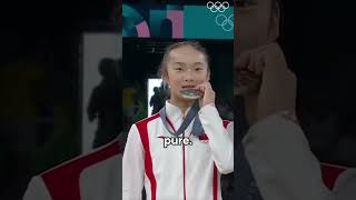 Download lagu This Sweet Medal Bite Went Viral                       #shorts  #china  #olympics  #sports  #medal mp3