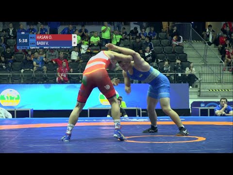 1/8 FS - 79 kg: O. HASAN (BUL) v. V. BABII (UKR)