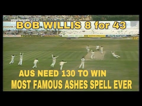 1981 Headingley Impossible win - Bob Willis 8/43 - Most famous Ashes spell ever!