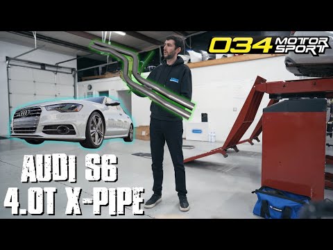034 MOTORSPORT X PIPE INSTALL AUDI C7/C7.5 S6/S7 SOUND CLIPS & REVIEW!