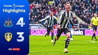 A seven-goal, all-time Premier League CLASSIC! 🤯 | Newcastle 4-3 Leeds | EPL highlights gameplay video by Purple S, 3:21 duration