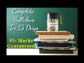 Complete Syllabus In Just 15 Days  - Mister Neutron