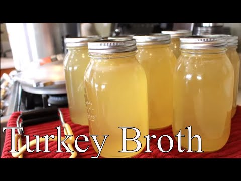 Home Canning Turkey Broth With Linda's Pantry