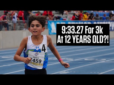 12-Year-Old DEMOLISHES 3k National Record That Stood For 36 Years At AAU Junior Olympics 2023!