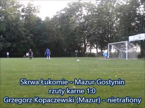 Skrwa Łukomie - Mazur Gostynin 3:3 karne 3:1. I Runda Pucharu Polski Płockiego OZPN 16.08.2025