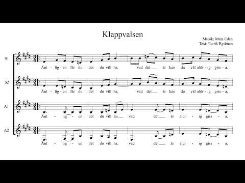 Klappvalsen - Sopran 2