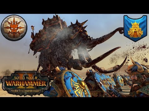 UNLEASH THE MAMMOTH - Norsca vs. Dwarfs - Total War Warhammer 2