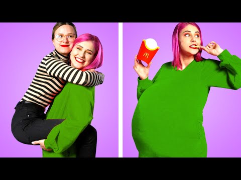 YouTube video about: How to make yourself look fat with pillows?