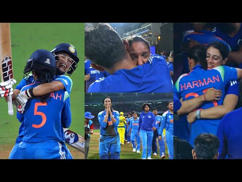 Jemimah Rodrigues, Harmanpreet Kaur crying when Indian Women Cricket Team reached World Cup Final