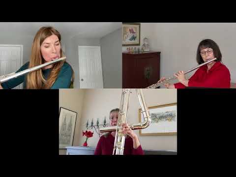 Andante from Haydn's London Trio No 1 any combination of flutes in C and G
