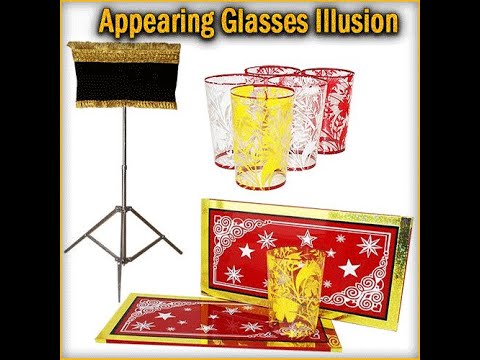 Voir la vidéo Appearing Glasses Illusion With Table