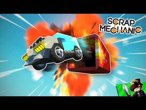 RAKÉTÁBÓL ROBBANÓ KISAUTÓK! - Scrap Mechanic vs VALÓSÁG 💥😲