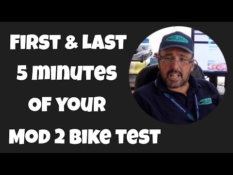 The First And Last 5 Minutes Of Your Motorbike Module 2 Test