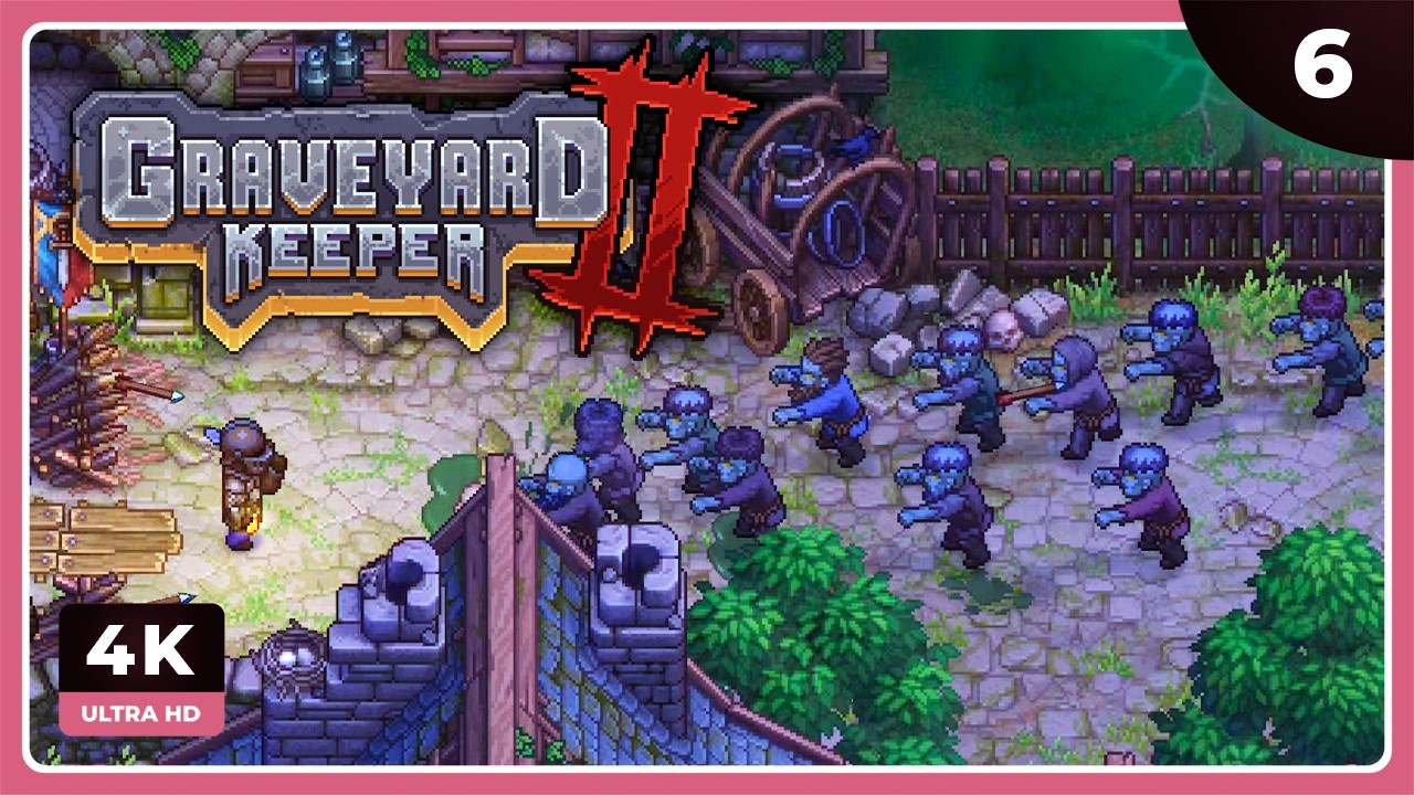 GK #6 | LOS ZOMBIES ATACAN | GRAVEYARD KEEPER 2 Gameplay Español