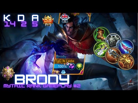 ⚡️BRODY⚡️ Mythic Rank Gameplay #2 | MLBB