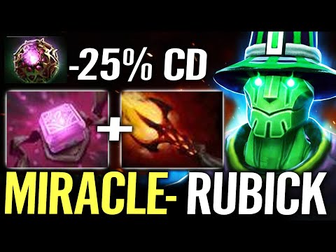 Miracle with a full Magical Rubick Dominates MID Dealing over 1700+ Magic Burst Damage Dota 2