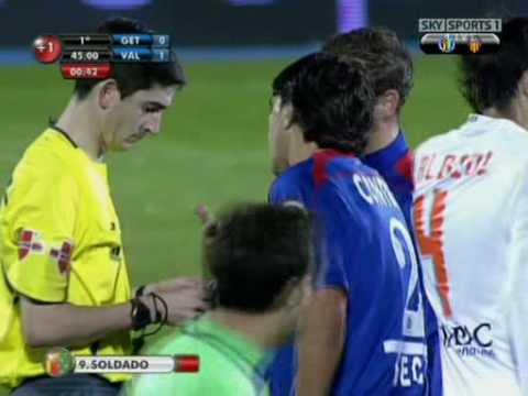 Soldado red card against Valencia.avi