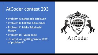 Download the video "Atcoder Contest 293 A-D Problems Editorial"
