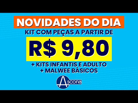 KITS INFANTIS E ADULTO A PARTIR DE R$9,80! MALWEE BÁSICOS + PEÇAS PRO O NATAL E ROUPAS PRO ANO NOVO!