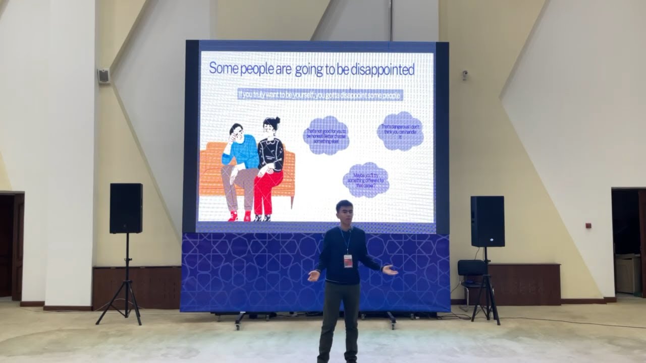 The power of being yourself | Azamat Bakhronov | TEDxKimyogarlar