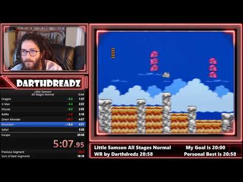 Little Samson [All Stages Normal] Speedrun 19:24 (World Record)
