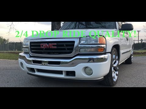 2/4 DROP AND 22s RIDE QUALITY!! GMC SIERRA
