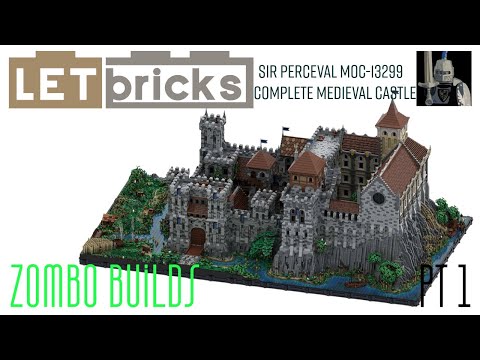 Beginning to Build Sir Perceval's 113,000 Piece Moc Castle: ZomBo Builds: Foundation Section