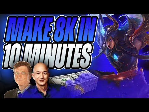 HOW TO MAKE 8K IN 10 MINUTES AS YONE TOP! - League of Legends