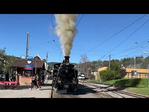 1913 Steam Train  in Blonay, Switzerland.