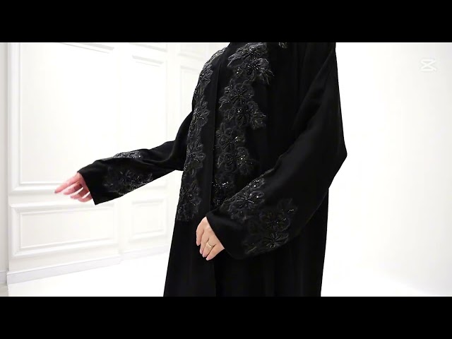 عباية لف مطرزه من لأمام   1181001