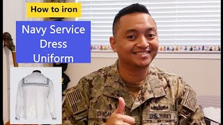 How to iron your Navy Service Dress uniform