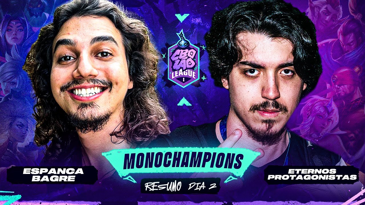 TILTOU COM O TIME! OS MELHORES MONOCHAMPIONS do MUNDO | RESUMO CBOLÃO League - Dia 2