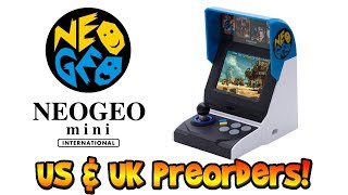 Neo Geo Mini International Preorders Live September 10th Official!