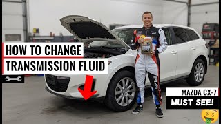 How to Change Transmission Fluid on Mazda CX-7 CX7 2007 2008 2009 2010 2011 2012 2013