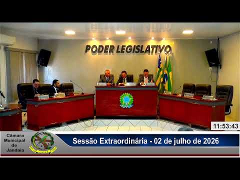 Sessão Legislativa Câmara Municipal de Jandaia - Goiás