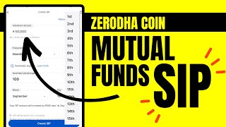 Zerodha Coin Mutual Funds SIP - How To Setup SIP With Bank Mandate - Full Tutorial