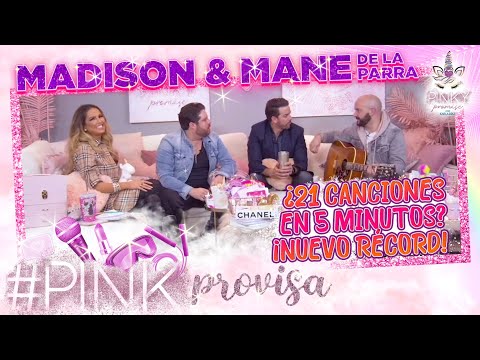 Madison and Mane de la Parra sing 20 songs in 5 minutes on #pinkprovisa