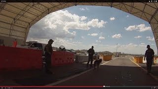 preview picture of video '10:57 Having a Good Day north of Ajo, Arizona at the US Border Patrol Checkpoint, 20 Sept 14'