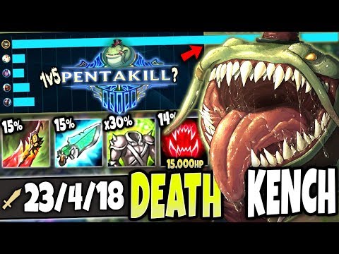 Meet DEATH KENCH 🔥 Most Broken 1v5 PENTAKILL 🔥 LoL Best Top Lane Tahm Kench Build Season 10 Gameplay