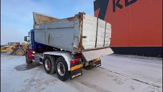 Scania T144 V8 TORPEDO / FULL STEEL / DRUM BRAKES / BIG AXLE / BOX L=4701 mm 338kW thumbnail
