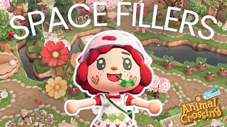 Strawbie Space Fillers! Transition Area Speed Build | ACNH | Animal Crossing New Horizons 2025