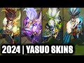 ALL YASUO SKINS SPOTLIGHT 2024 - Foreseen Yasuo Newest Skin | League of Legends