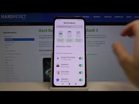 How to Enter Notification Settings in XIAOMI Black Shark 3 – Manage Notifications