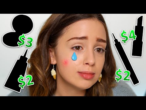 I tried THE CHEAPEST Makeup Products I Found