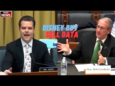 Does Disney buy & sell data? Gaetz slams former GOP Chairman turned Disney lobbyist hypocrisy
