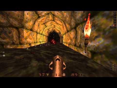 Quake Mission Pack: 2 Dissolution of Eternity - R2M7 Last Bastion - All Secrets - 1080p 60fps