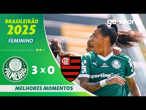 Gols e lances de Palmeiras x Flamengo