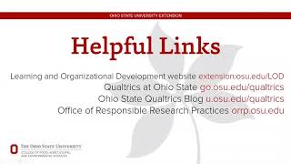 Intro to Qualtrics Webinar