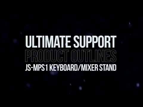 Ultimate Support Product Outlines - JS-MPS1 Multi-Purpose Keyboard/Mixer Stand